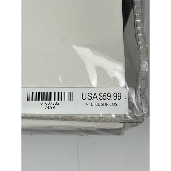 Spirit Halloween Inflatable Shark Costume Adult‎ O/S Fits Most Battery Operated - Picture 9 of 9